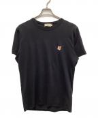 maison kitsuneアシッドメゾンキツネ）の古着「FOX HEAD PATCH CLASSIC TEE（フォックス ヘッド パッチ クラシック ティー）」｜ブラック