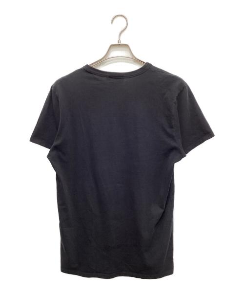 maison kitsune（メゾンキツネ）maison kitsune (アシッドメゾンキツネ) FOX HEAD PATCH CLASSIC TEE（フォックス ヘッド パッチ クラシック ティー） ブラック サイズ:Mの古着・服飾アイテム