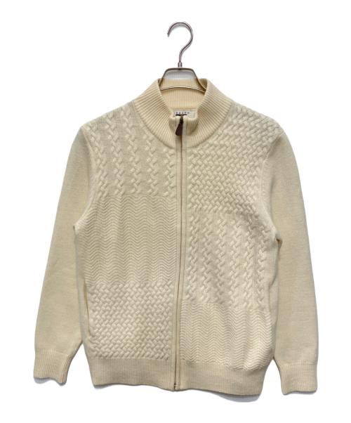 JOSEPH ABBOUD（ジョセフアブード）JOSEPH ABBOUD (ジョセフアブード) ドライバーズニット アイボリー サイズ:Lの古着・服飾アイテム