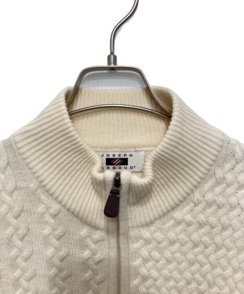 JOSEPH ABBOUD（ジョセフアブード）JOSEPH ABBOUD (ジョセフアブード) ドライバーズニット アイボリー サイズ:Lの古着・服飾アイテム