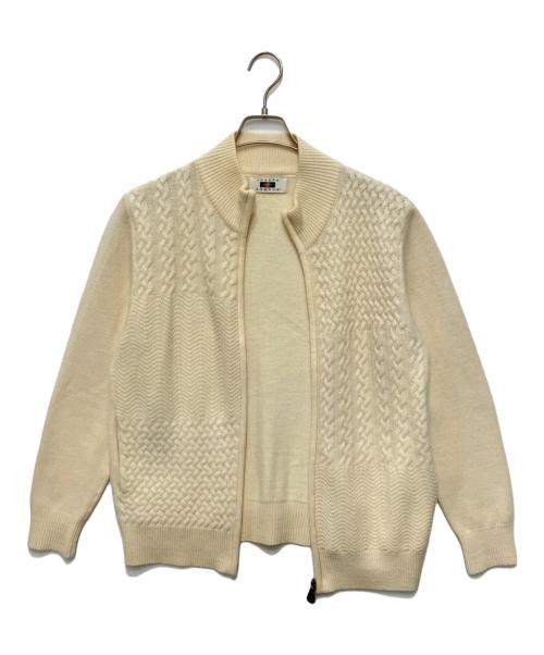 JOSEPH ABBOUD（ジョセフアブード）JOSEPH ABBOUD (ジョセフアブード) ドライバーズニット アイボリー サイズ:Lの古着・服飾アイテム