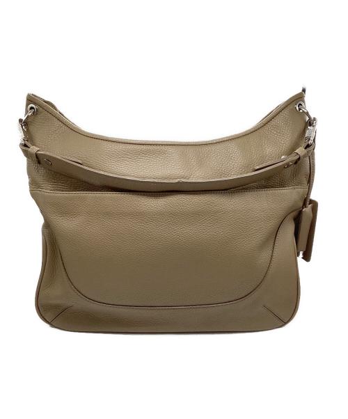 PELLE MORBIDA（ペッレモルビダ）PELLE MORBIDA (ペッレモルビダ) Maiden Voyage エディターズバッグ（メイデンボヤージュ エディターズバッグ） ベージュの古着・服飾アイテム