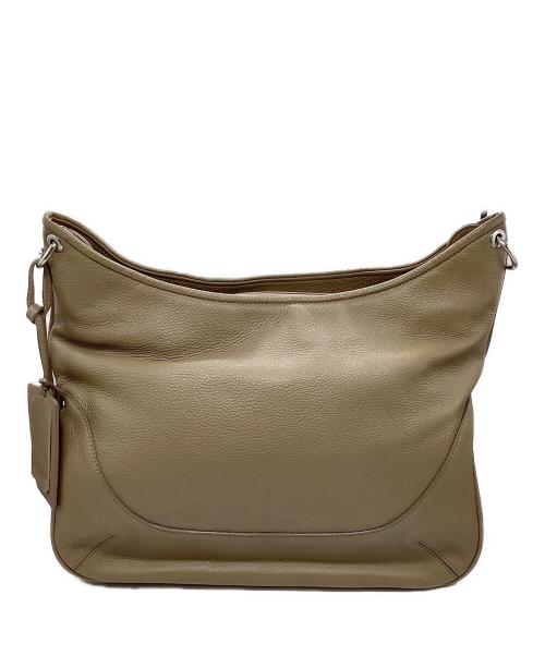 PELLE MORBIDA（ペッレモルビダ）PELLE MORBIDA (ペッレモルビダ) Maiden Voyage エディターズバッグ（メイデンボヤージュ エディターズバッグ） ベージュの古着・服飾アイテム