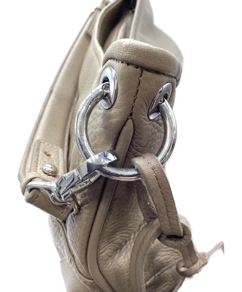 PELLE MORBIDA（ペッレモルビダ）PELLE MORBIDA (ペッレモルビダ) Maiden Voyage エディターズバッグ（メイデンボヤージュ エディターズバッグ） ベージュの古着・服飾アイテム