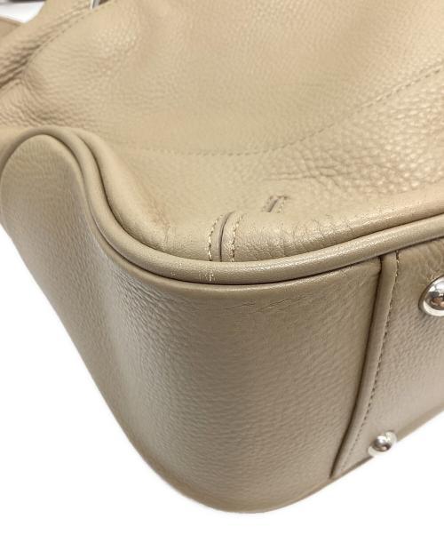PELLE MORBIDA（ペッレモルビダ）PELLE MORBIDA (ペッレモルビダ) Maiden Voyage エディターズバッグ（メイデンボヤージュ エディターズバッグ） ベージュの古着・服飾アイテム
