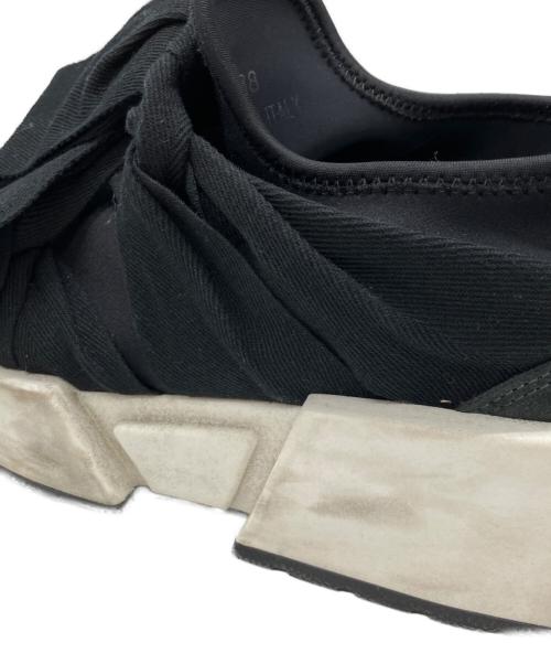 MM6 Maison Margiela（エムエムシックスメゾンマルジェラ）MM6 Maison Margiela (エムエムシックスメゾンマルジェラ) リボンスニーカー ブラック サイズ:38の古着・服飾アイテム