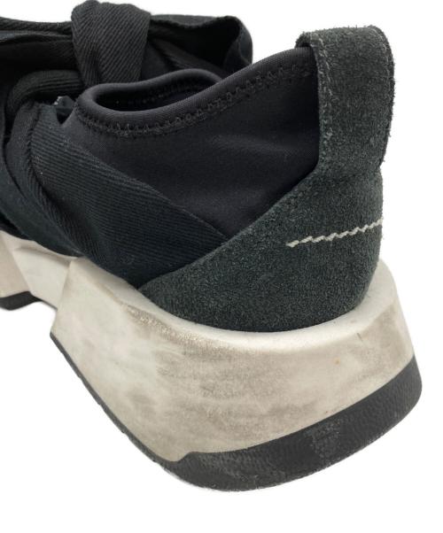 MM6 Maison Margiela（エムエムシックスメゾンマルジェラ）MM6 Maison Margiela (エムエムシックスメゾンマルジェラ) リボンスニーカー ブラック サイズ:38の古着・服飾アイテム