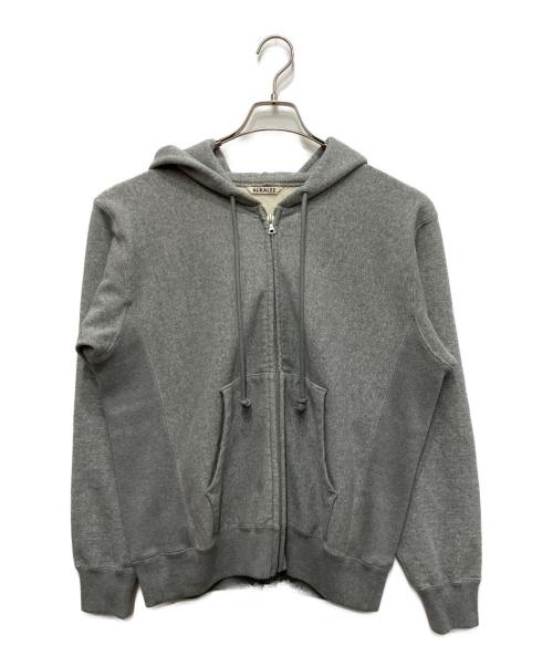 AURALEE（オーラリー）AURALEE (オーラリー) SMOOTH SOFT BD SWEAT ZIP PARKA（スムースソフトBDスウェットジップパーカー） グレー サイズ:SIZE　1の古着・服飾アイテム