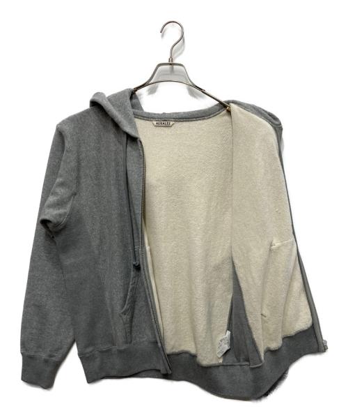 AURALEE（オーラリー）AURALEE (オーラリー) SMOOTH SOFT BD SWEAT ZIP PARKA（スムースソフトBDスウェットジップパーカー） グレー サイズ:SIZE　1の古着・服飾アイテム