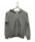 AURALEE（オーラリー）の古着「SMOOTH SOFT BD SWEAT ZIP PARKA（スムースソフトBDスウェットジップパーカー）」｜グレー
