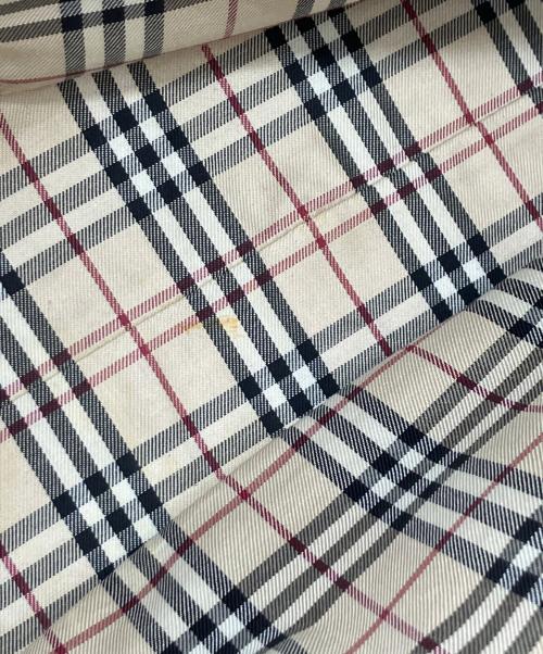 BURBERRY（バーバリー）BURBERRY (バーバリー) レザートートバッグ ベージュの古着・服飾アイテム