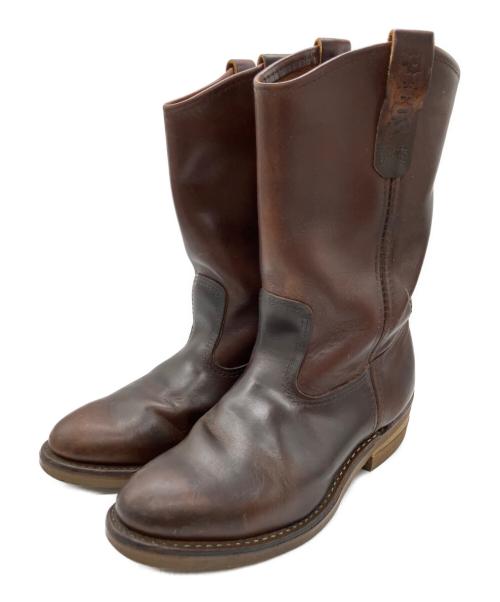 RED WING（レッドウィング）RED WING (レッドウィング) ペコスブーツ ブラウン サイズ: 24.5cmの古着・服飾アイテム