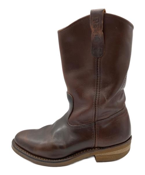 RED WING（レッドウィング）RED WING (レッドウィング) ペコスブーツ ブラウン サイズ: 24.5cmの古着・服飾アイテム