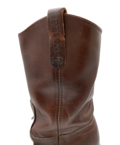 RED WING（レッドウィング）RED WING (レッドウィング) ペコスブーツ ブラウン サイズ: 24.5cmの古着・服飾アイテム