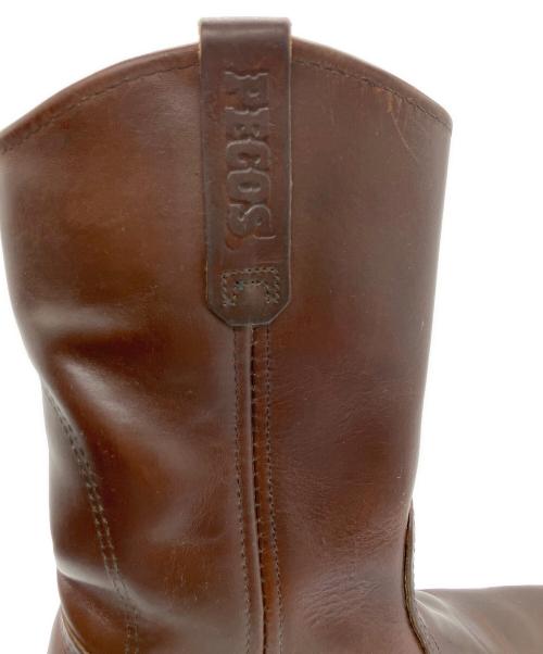 RED WING（レッドウィング）RED WING (レッドウィング) ペコスブーツ ブラウン サイズ: 24.5cmの古着・服飾アイテム
