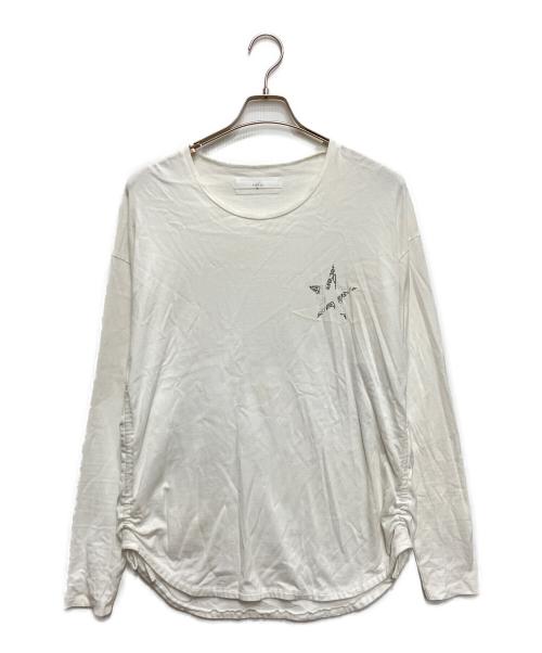 ASKYY（アスキー）ASKYY (アスキー) ロングスリーブカットソー ホワイト サイズ:freeの古着・服飾アイテム