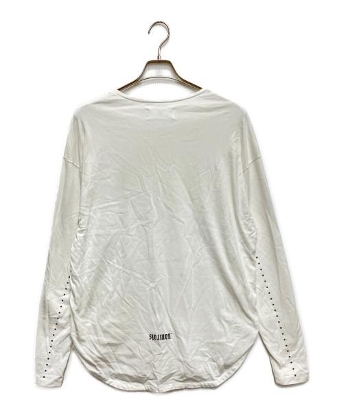 ASKYY（アスキー）ASKYY (アスキー) ロングスリーブカットソー ホワイト サイズ:freeの古着・服飾アイテム