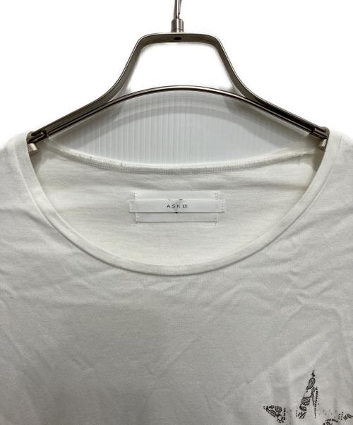 ASKYY（アスキー）ASKYY (アスキー) ロングスリーブカットソー ホワイト サイズ:freeの古着・服飾アイテム