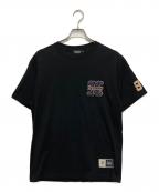 X-LARGEエクストララージ）の古着「ワッペン刺繍Tシャツ」｜ブラック