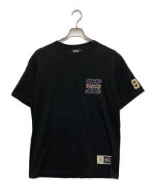 X-LARGE（エクストララージ）の古着「ワッペン刺繍Tシャツ」｜ブラック