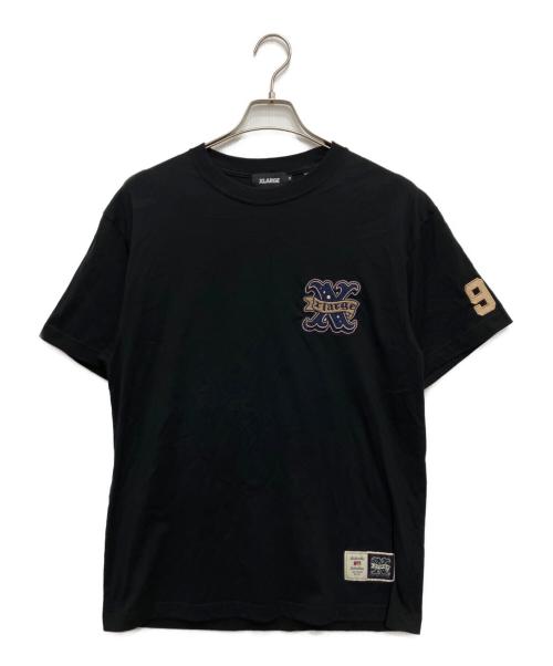 X-LARGE（エクストララージ）X-LARGE (エクストララージ) ワッペン刺繍Tシャツ ブラック サイズ:Mの古着・服飾アイテム