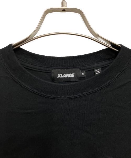 X-LARGE（エクストララージ）X-LARGE (エクストララージ) ワッペン刺繍Tシャツ ブラック サイズ:Mの古着・服飾アイテム