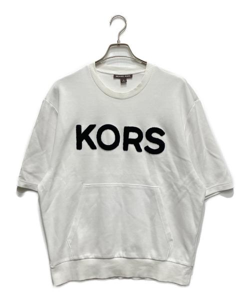 MICHAEL KORS（マイケルコース）MICHAEL KORS (マイケルコース) 半袖スウェット ホワイト サイズ:Mの古着・服飾アイテム