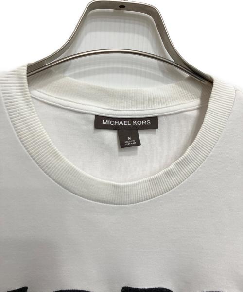 MICHAEL KORS（マイケルコース）MICHAEL KORS (マイケルコース) 半袖スウェット ホワイト サイズ:Mの古着・服飾アイテム