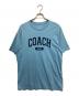 COACH（コーチ）の古着「プリントTシャツ」｜ブルー