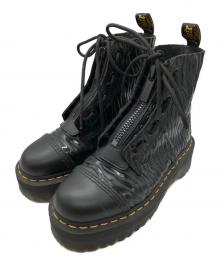 Dr.Martens（ドクターマーチン）の古着「SINCLAIR ZEBRAセンタージップブーツ（シンクレアゼブラセンタージップブーツ）」｜ブラック