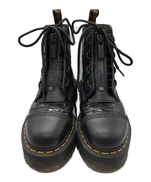 Dr.Martens（ドクターマーチン）Dr.Martens (ドクターマーチン) SINCLAIR ZEBRAセンタージップブーツ（シンクレアゼブラセンタージップブーツ） ブラック サイズ:UK 5の古着・服飾アイテム