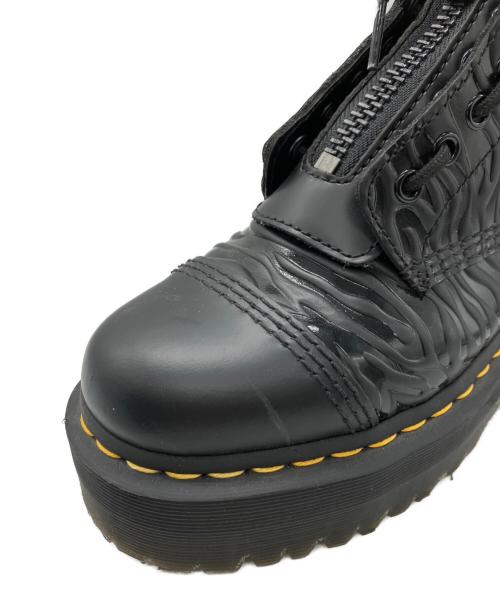 Dr.Martens（ドクターマーチン）Dr.Martens (ドクターマーチン) SINCLAIR ZEBRAセンタージップブーツ（シンクレアゼブラセンタージップブーツ） ブラック サイズ:UK 5の古着・服飾アイテム
