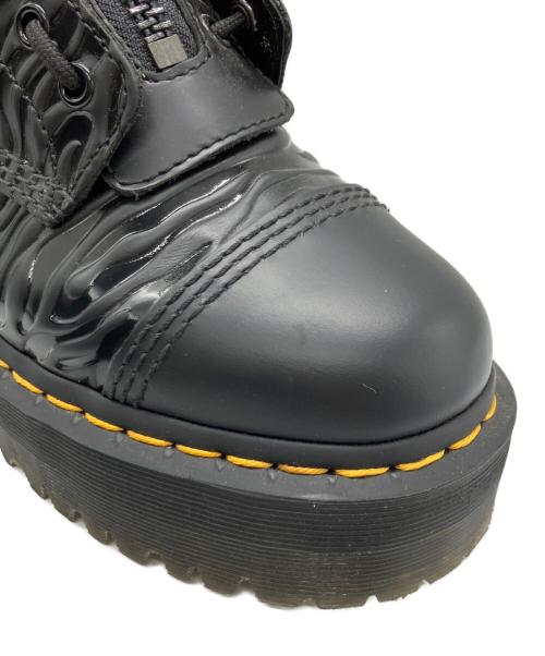 Dr.Martens（ドクターマーチン）Dr.Martens (ドクターマーチン) SINCLAIR ZEBRAセンタージップブーツ（シンクレアゼブラセンタージップブーツ） ブラック サイズ:UK 5の古着・服飾アイテム