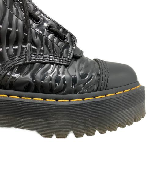 Dr.Martens（ドクターマーチン）Dr.Martens (ドクターマーチン) SINCLAIR ZEBRAセンタージップブーツ（シンクレアゼブラセンタージップブーツ） ブラック サイズ:UK 5の古着・服飾アイテム