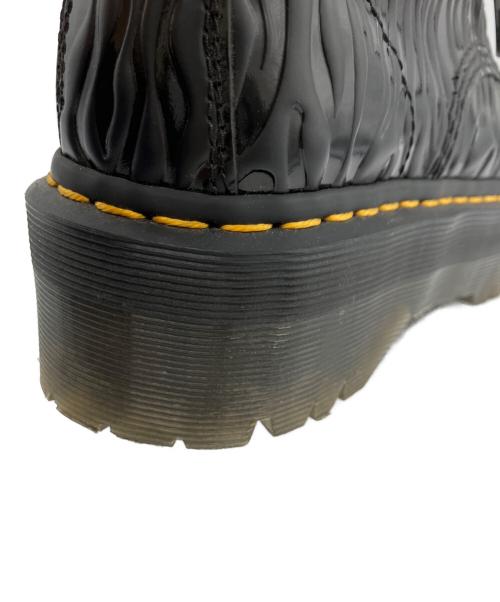 Dr.Martens（ドクターマーチン）Dr.Martens (ドクターマーチン) SINCLAIR ZEBRAセンタージップブーツ（シンクレアゼブラセンタージップブーツ） ブラック サイズ:UK 5の古着・服飾アイテム