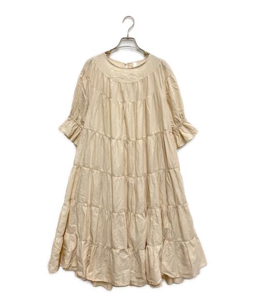 merlette（マーレット）merlette (マーレット) PARADIS ワンピース ベージュ サイズ:Sの古着・服飾アイテム
