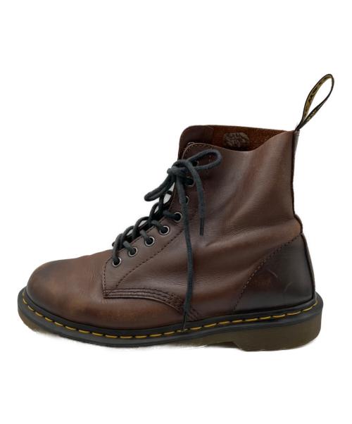 Dr.Martens（ドクターマーチン）Dr.Martens (ドクターマーチン) PASCAL8ホールブーツ （パスカル8ホールブーツ） ブラウン サイズ:UK8の古着・服飾アイテム