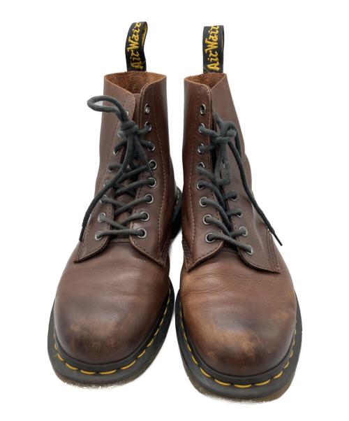 Dr.Martens（ドクターマーチン）Dr.Martens (ドクターマーチン) PASCAL8ホールブーツ （パスカル8ホールブーツ） ブラウン サイズ:UK8の古着・服飾アイテム