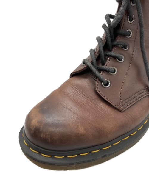 Dr.Martens（ドクターマーチン）Dr.Martens (ドクターマーチン) PASCAL8ホールブーツ （パスカル8ホールブーツ） ブラウン サイズ:UK8の古着・服飾アイテム