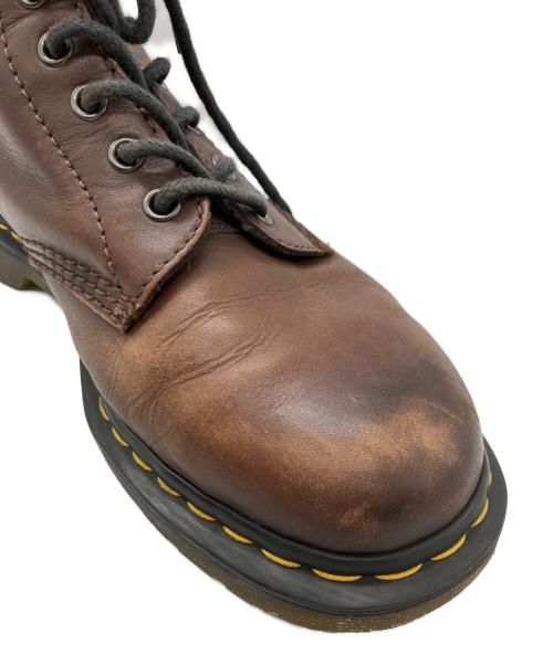 Dr.Martens（ドクターマーチン）Dr.Martens (ドクターマーチン) PASCAL8ホールブーツ （パスカル8ホールブーツ） ブラウン サイズ:UK8の古着・服飾アイテム