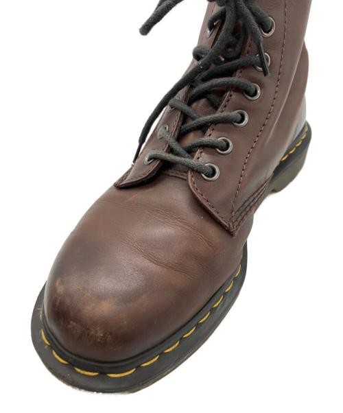 Dr.Martens（ドクターマーチン）Dr.Martens (ドクターマーチン) PASCAL8ホールブーツ （パスカル8ホールブーツ） ブラウン サイズ:UK8の古着・服飾アイテム