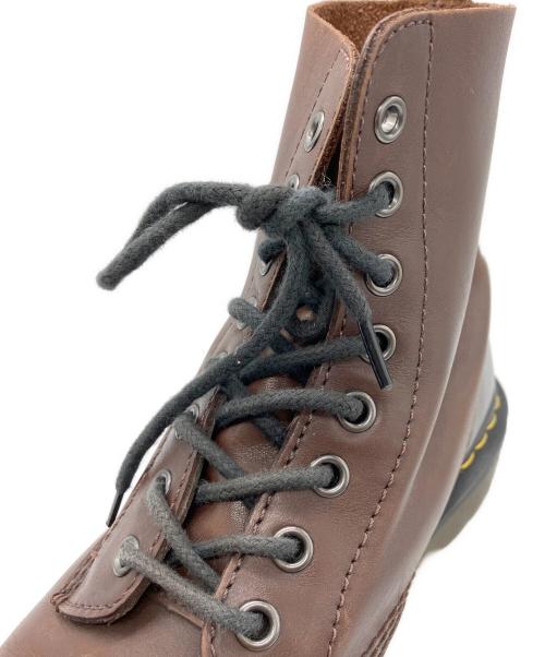 Dr.Martens（ドクターマーチン）Dr.Martens (ドクターマーチン) PASCAL8ホールブーツ （パスカル8ホールブーツ） ブラウン サイズ:UK8の古着・服飾アイテム