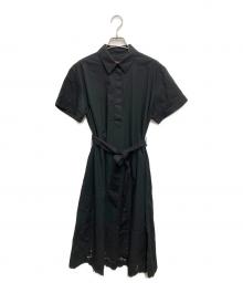 MaxMara（マックスマーラ）の古着「シャツワンピース」｜ブラック