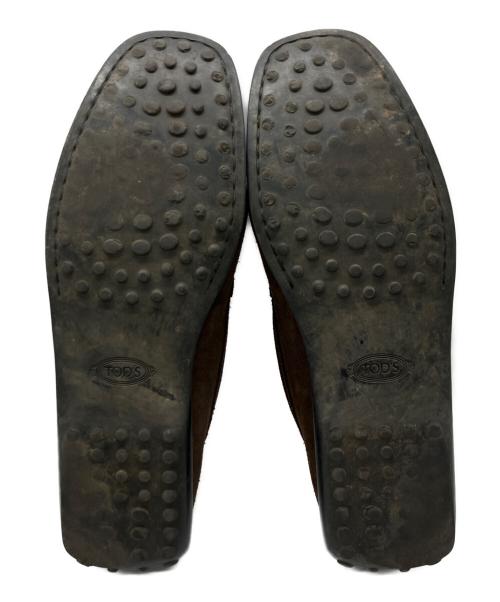 TOD'S（トッズ）TOD'S (トッズ) Tビットドライビングシューズ ブラウン サイズ:37 2/1の古着・服飾アイテム