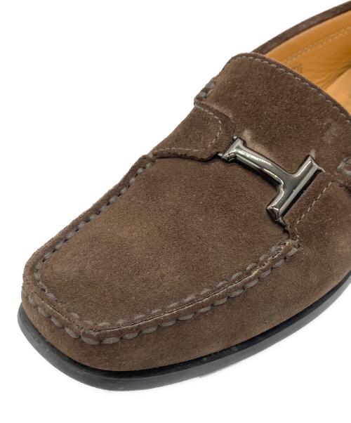 TOD'S（トッズ）TOD'S (トッズ) Tビットドライビングシューズ ブラウン サイズ:37 2/1の古着・服飾アイテム