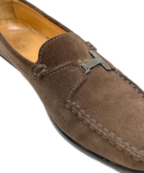 TOD'S（トッズ）TOD'S (トッズ) Tビットドライビングシューズ ブラウン サイズ:37 2/1の古着・服飾アイテム