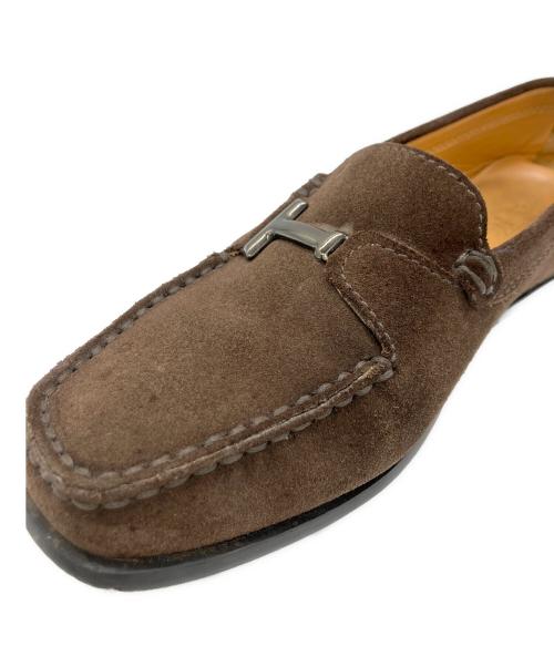 TOD'S（トッズ）TOD'S (トッズ) Tビットドライビングシューズ ブラウン サイズ:37 2/1の古着・服飾アイテム