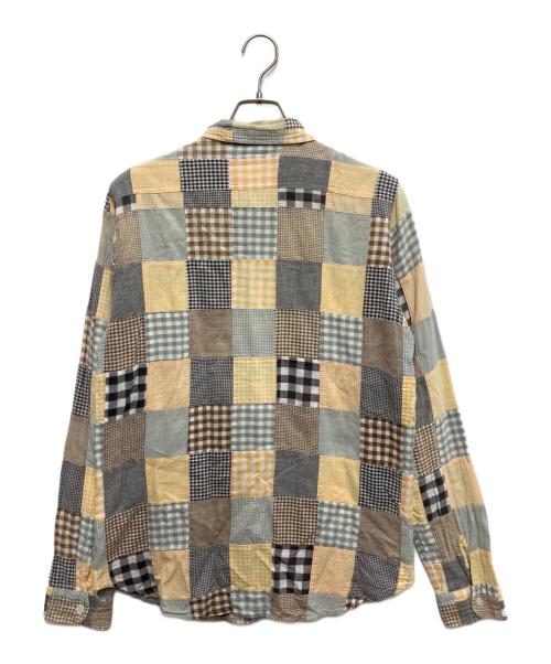 BABY MiLO（ベビーマイロ）BABY MiLO (ベビーマイロ) パッチワークシャツ マルチカラー サイズ:Lの古着・服飾アイテム