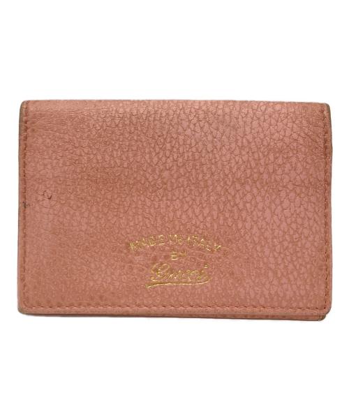 GUCCI（グッチ）GUCCI (グッチ) カードケース ピンクの古着・服飾アイテム