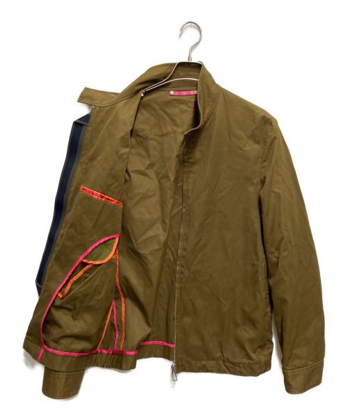 PAUL SMITH（ポールスミス）PAUL SMITH (ポールスミス) スタンドカラージャケット オリーブ サイズ:XLの古着・服飾アイテム